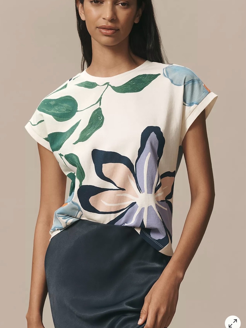 By Anthropologie Graphic Muscle Tee - Size L